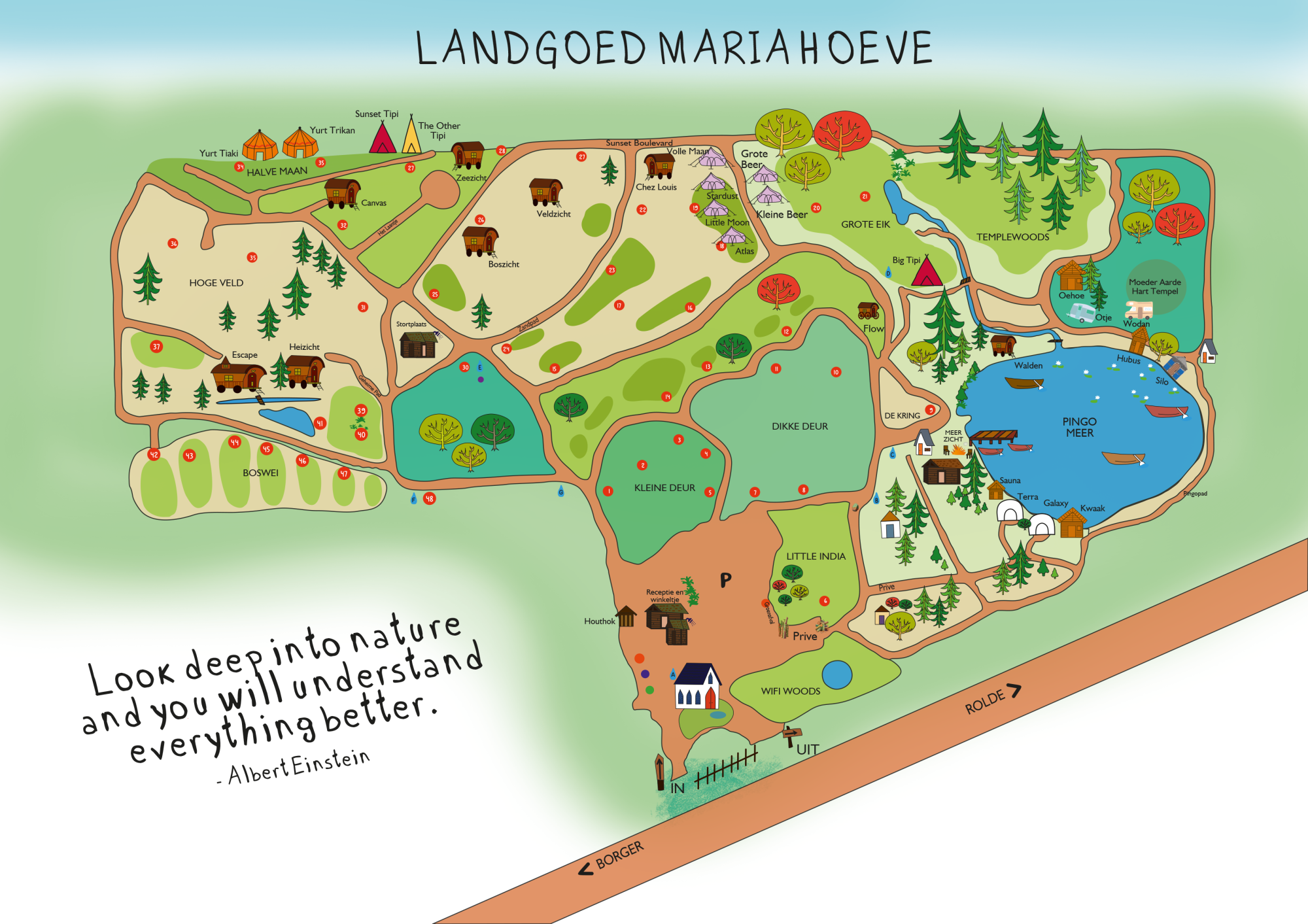 Plattegrond Landgoed Mariahoeve